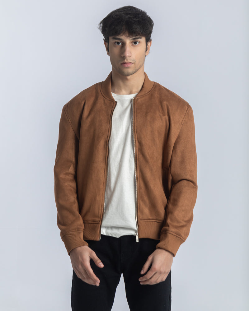 Men Suede Jacket - Engine - Buy Now