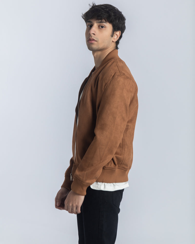 Men Suede Jacket - Engine - Buy Now