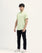 Men Green Color Oxford Long Sleeve Casual Check Shirt For MEN - ENGINE