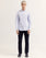 Men White Color Poplin Long Sleeve Striper Causal Shirt For MEN - ENGINE