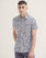 Men Off White Color Short Sleeve Casual Print Shirt For MEN - ENGINE