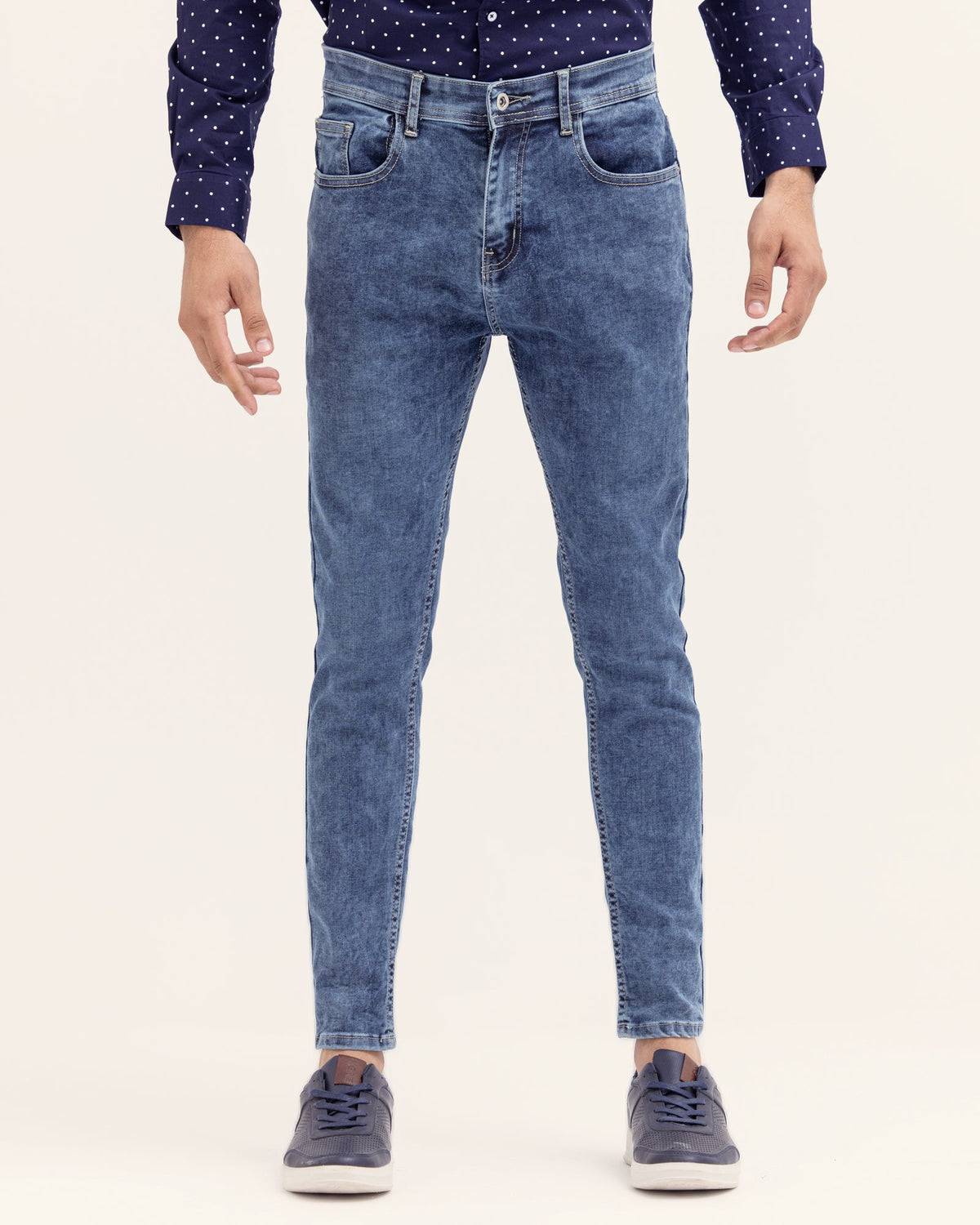 Men Carrot Fit Denim - Engine - Buy Now