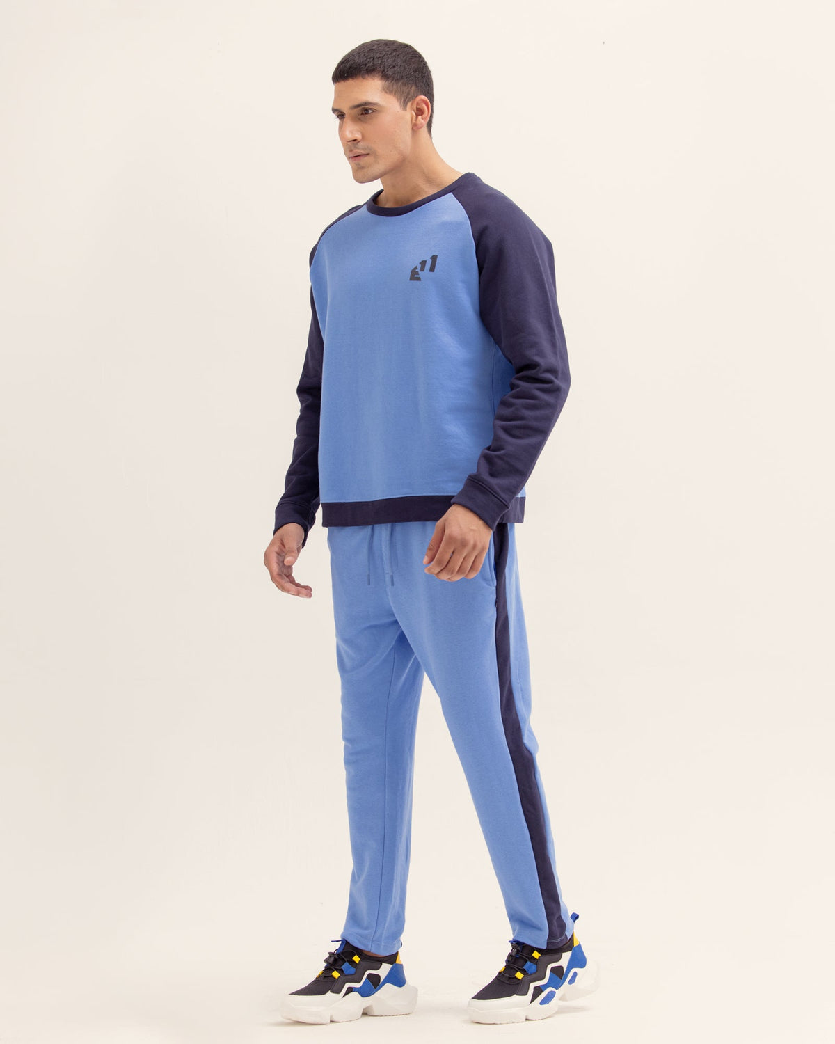 Men Color Block Co-Ord Set - Engine - Buy Now