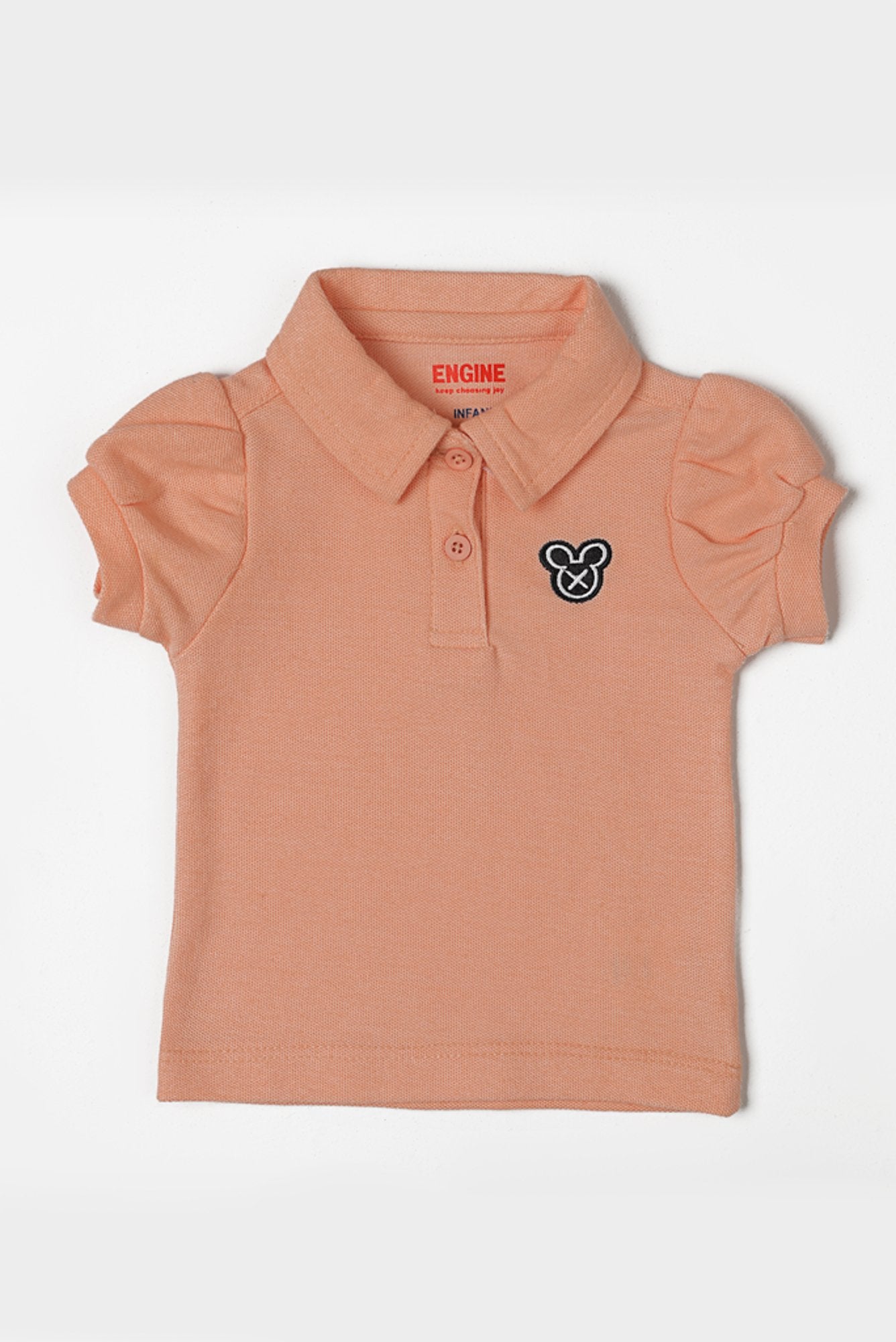 Polo Embroidered Top For Baby Girl For GIRLS - ENGINE