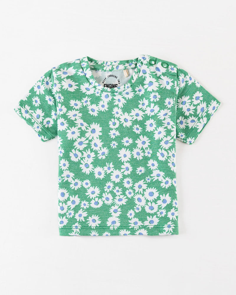 Girls Green Color Pc Jersey Fashion Knit Top - Engine - Buy Now