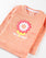 Girls Peach Color Terry Fashion Sweatshirt For GIRLS - ENGINE