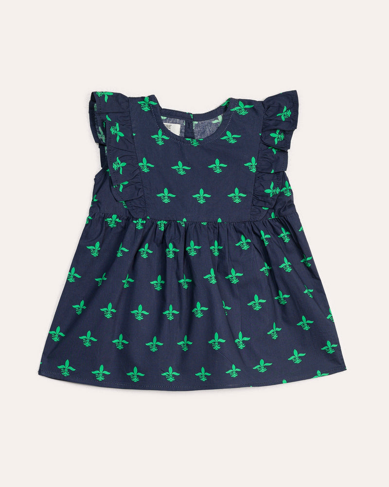 Girls Pleated Dress with Ruffles - Engine - Buy Now
