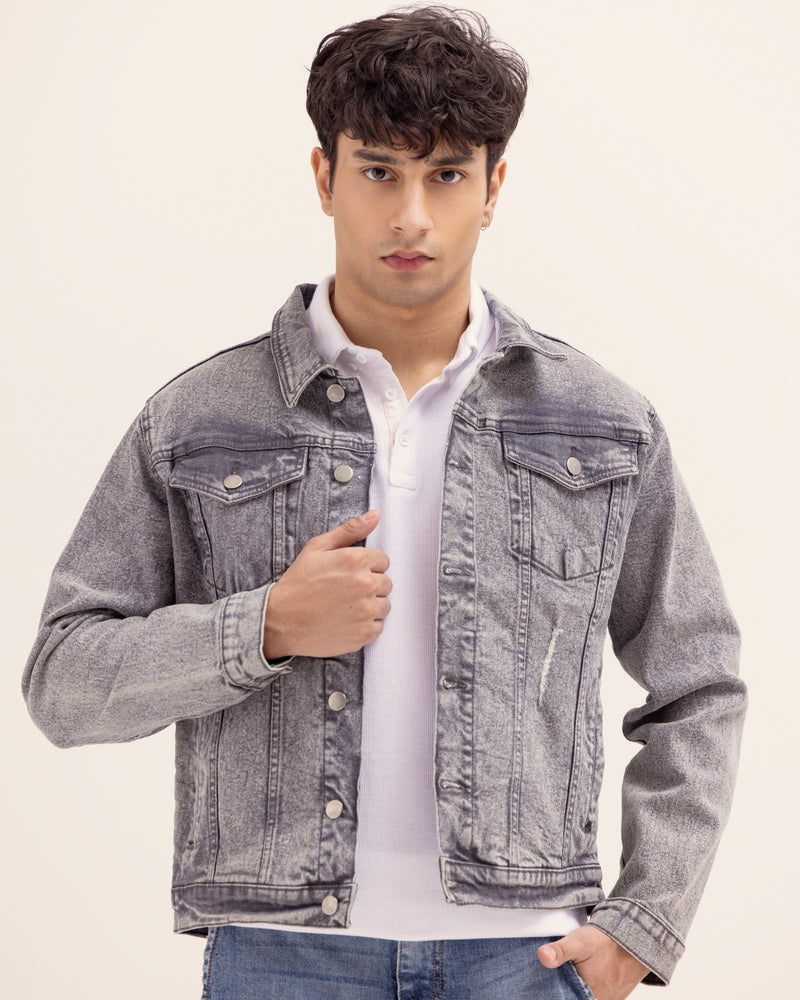 Men Denim Jacket - Engine - Buy Now