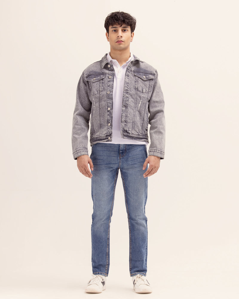 Men Denim Jacket - Engine - Buy Now