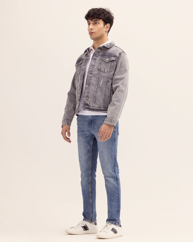 Men Denim Jacket - Engine - Buy Now