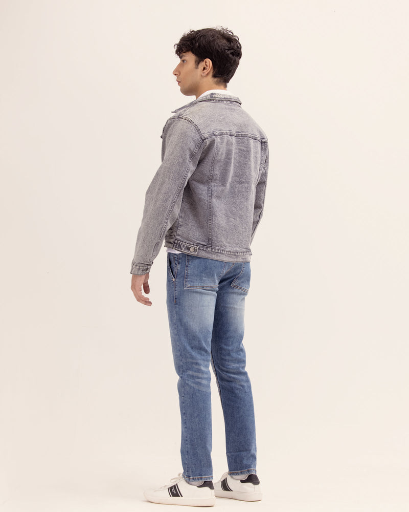 Men Denim Jacket - Engine - Buy Now