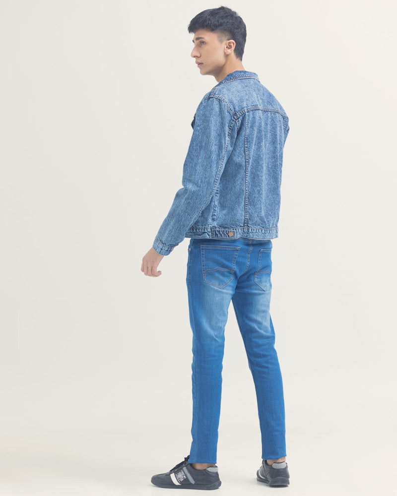 Men Denim Jacket - Engine - Buy Now