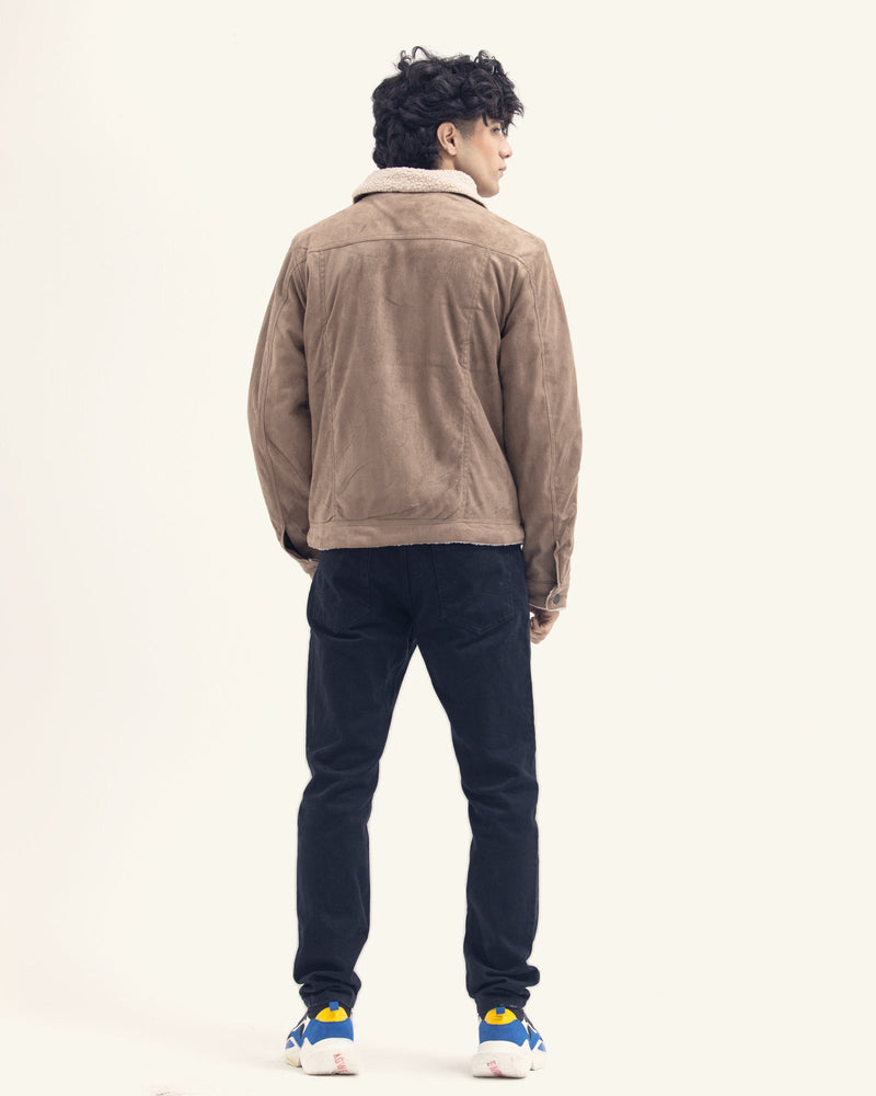 Men Suede Jacket - Engine - Buy Now