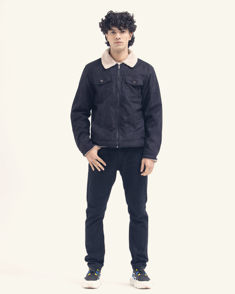 Men Suede Jacket - Engine - Buy Now