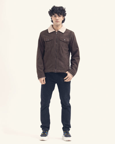 Men Suede Jacket
