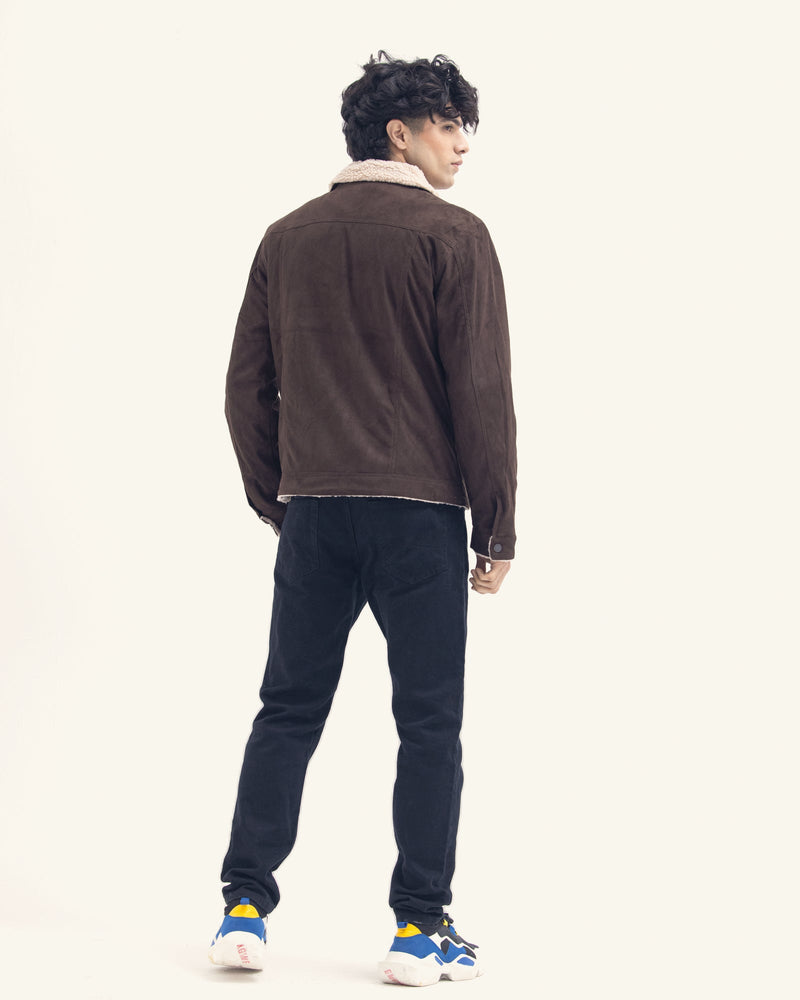 Men Suede Jacket - Engine - Buy Now