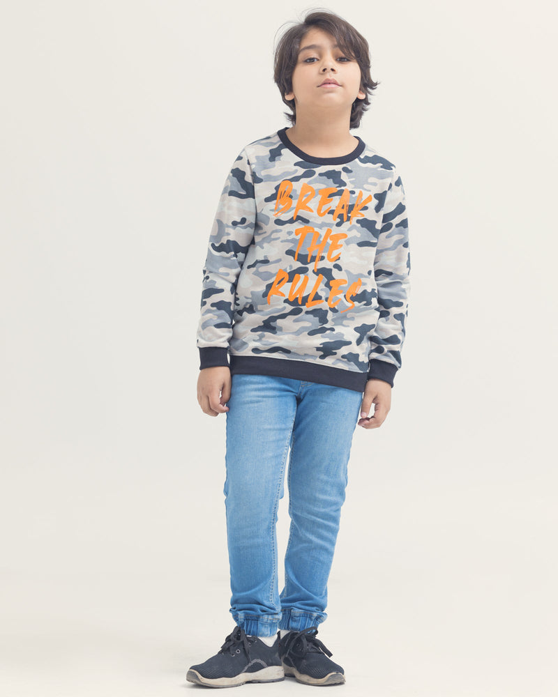 Boys Fashion Sweatshirt - Engine - Buy Now