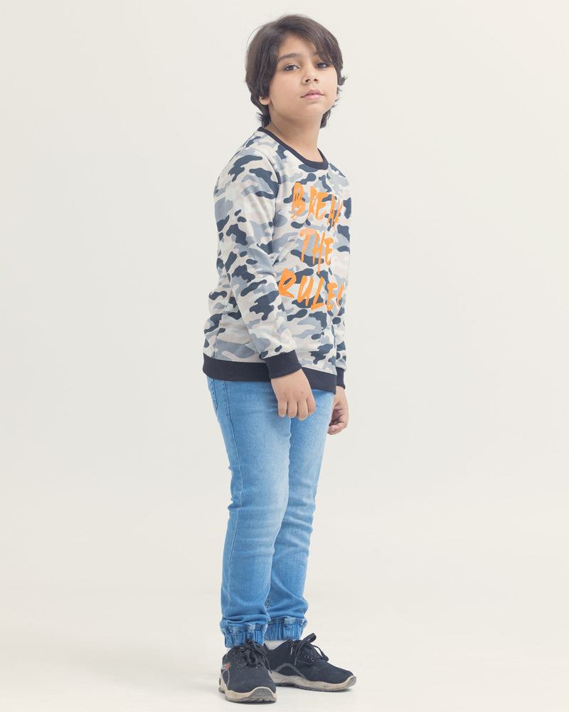 Boys Fashion Sweatshirt - Engine - Buy Now