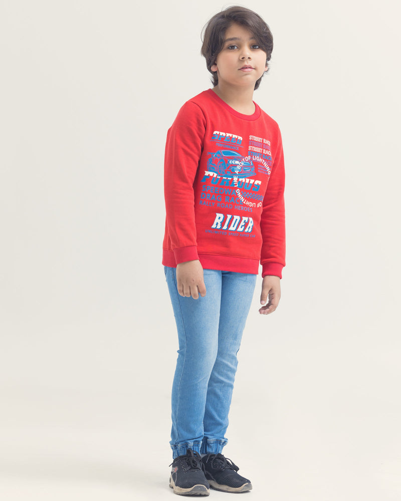 Boys Fashion Sweatshirt - Engine - Buy Now
