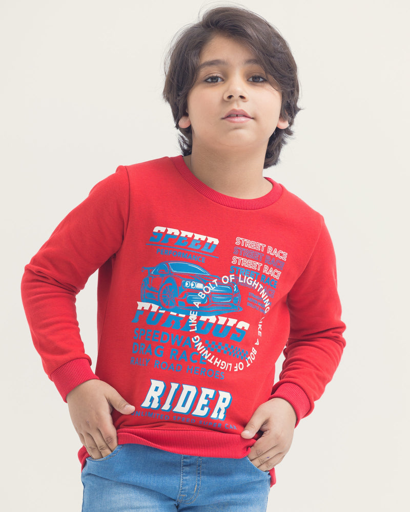 Boys Fashion Sweatshirt - Engine - Buy Now