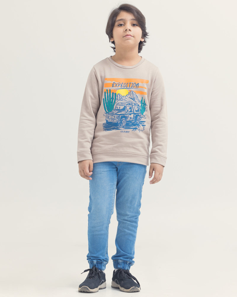 Boys Fashion Sweatshirt - Engine - Buy Now