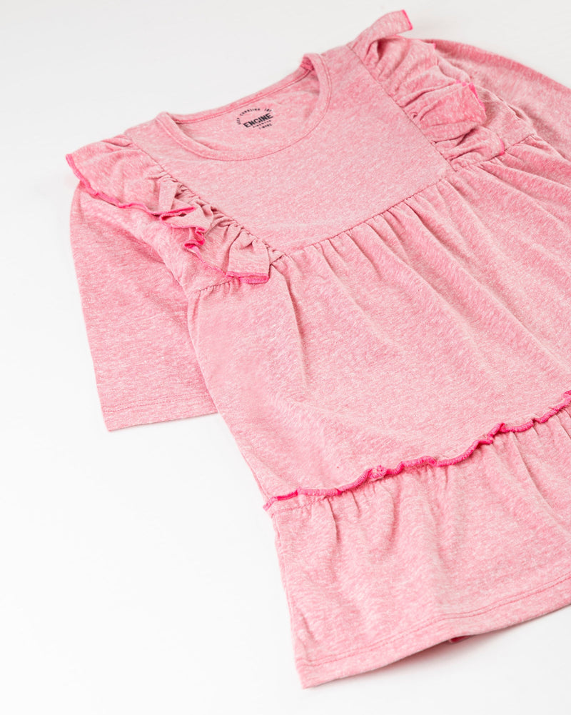 Girls Coral Tier Dress - Engine - Buy Now