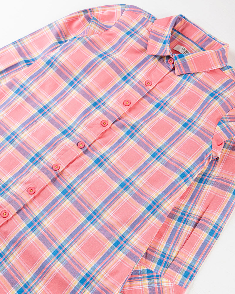 Girls Plaid Button-Down Shirt - Engine - Buy Now