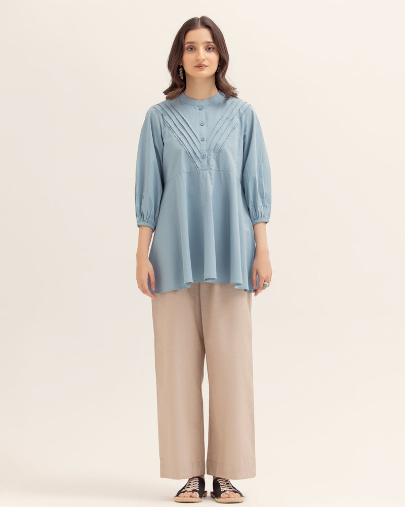 Women Band Collar Shirt - Engine - Buy Now