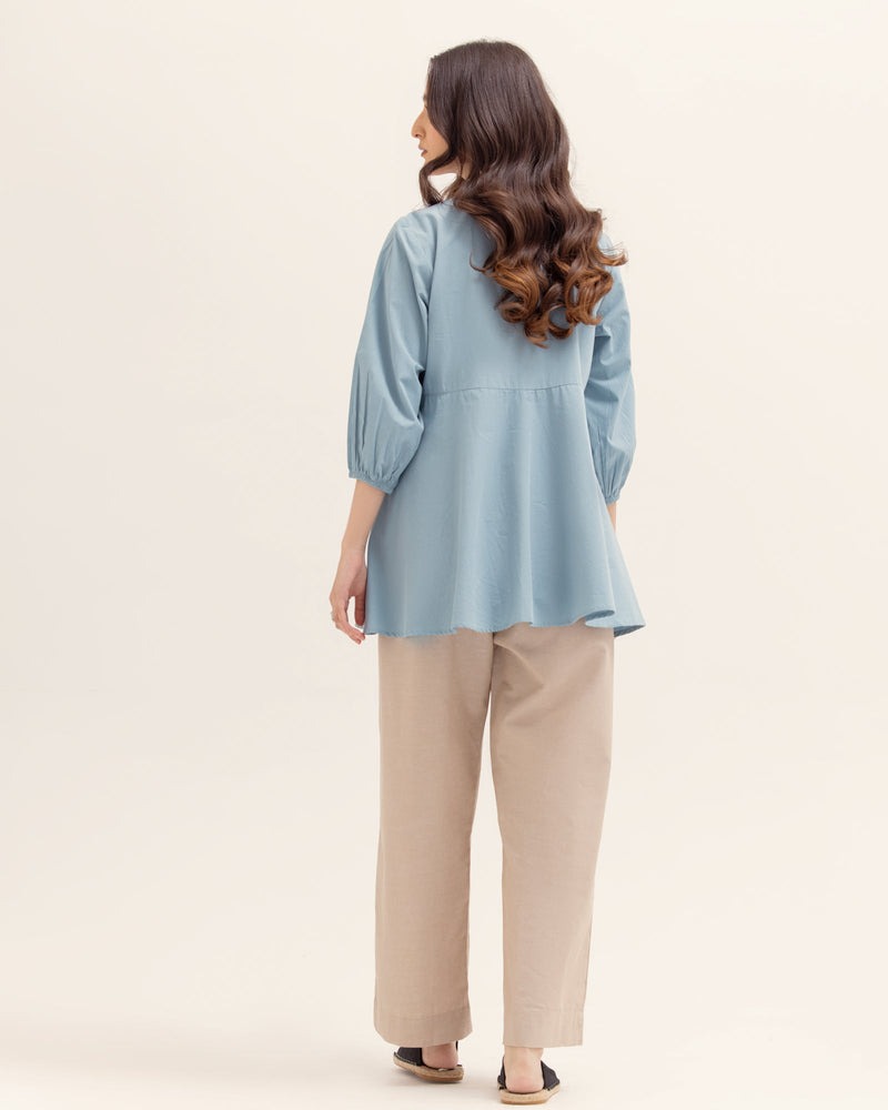 Women Band Collar Shirt - Engine - Buy Now