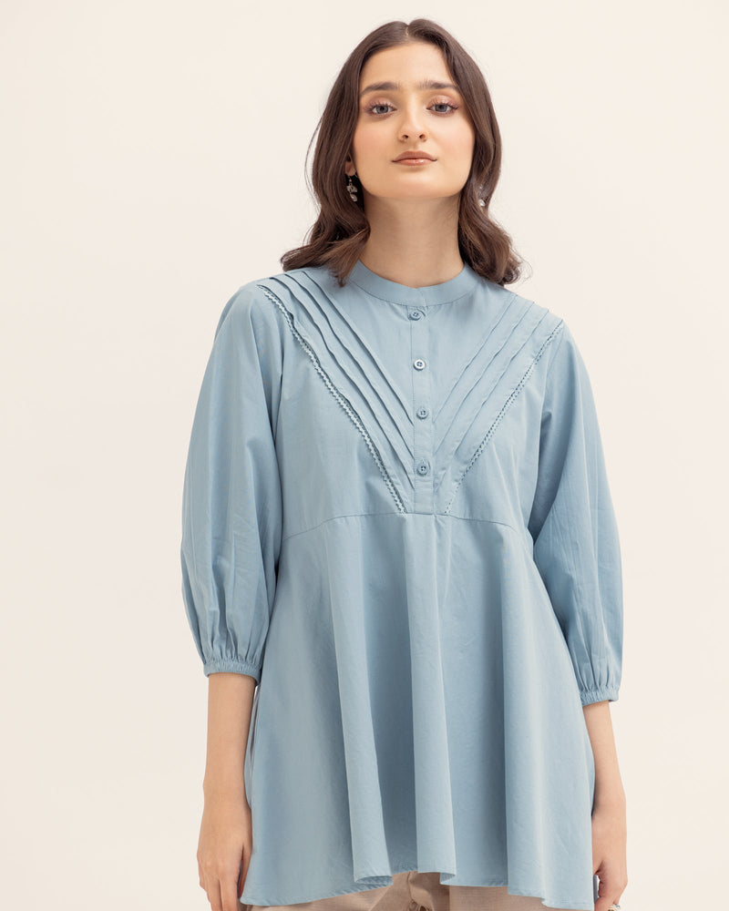 Women Band Collar Shirt - Engine - Buy Now