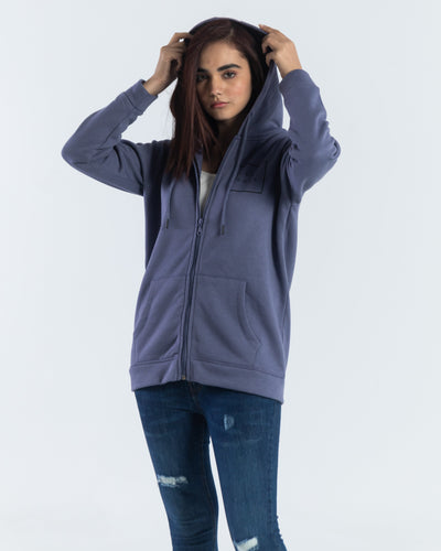 Women Fashion Zip Thru Upper