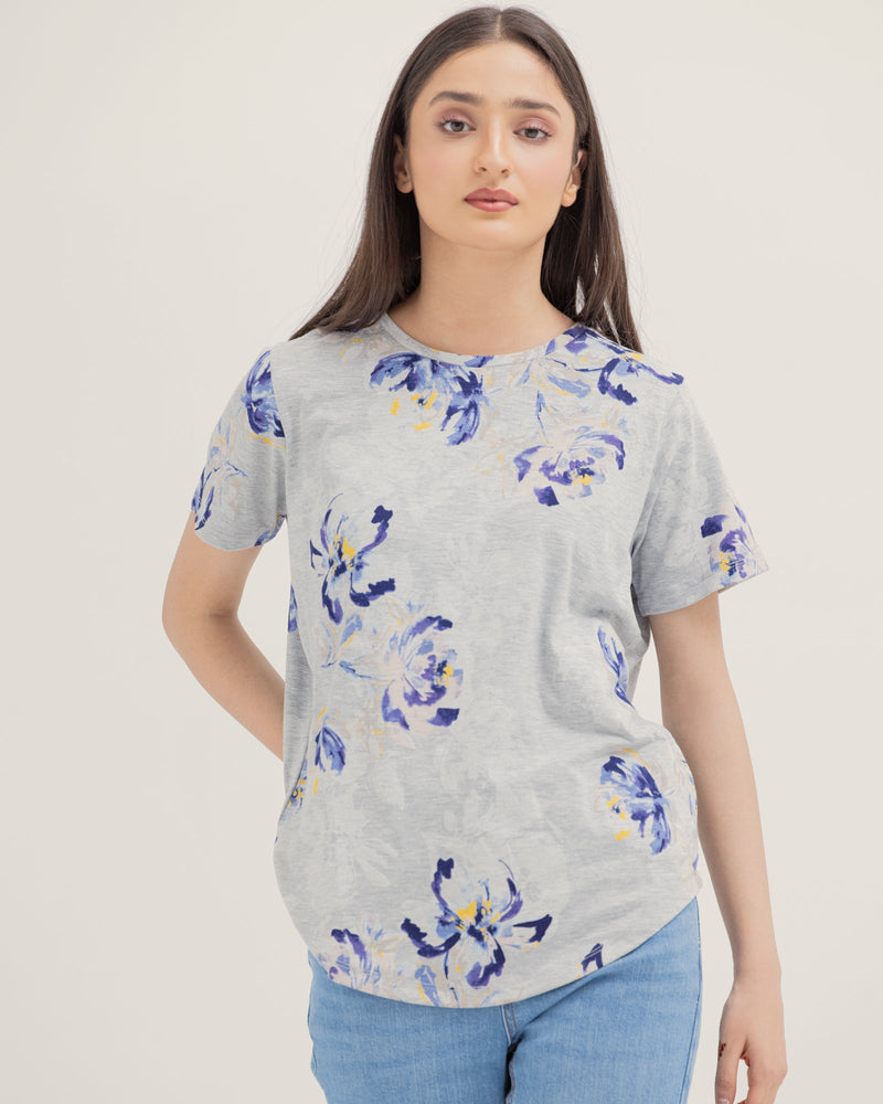 Women Rotary Print T-Shirt - Engine - Buy Now