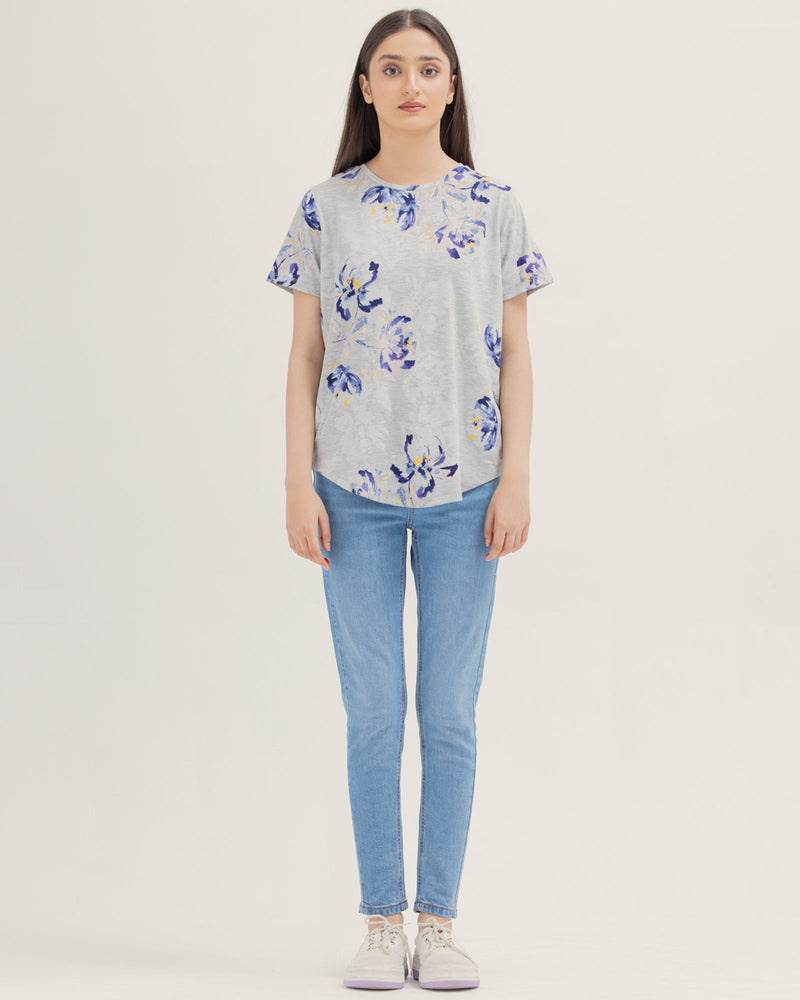 Women Rotary Print T-Shirt - Engine - Buy Now