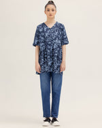 Women Rotary Print Top - Engine - Buy Now