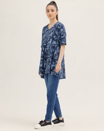 Women Rotary Print Top - Engine - Buy Now