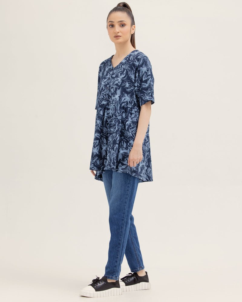 Women Rotary Print Top - Engine - Buy Now