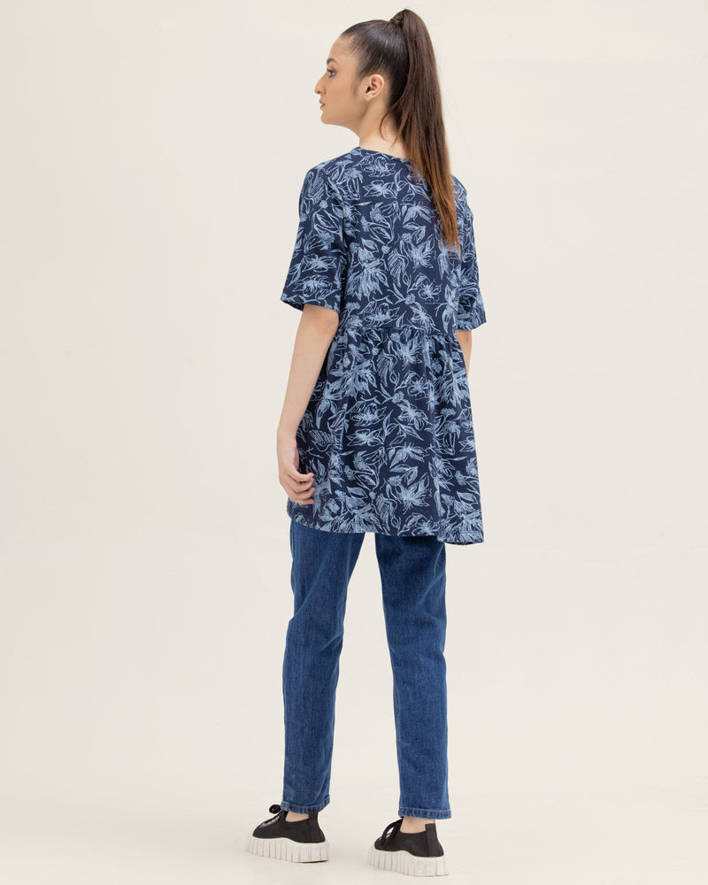 Women Rotary Print Top - Engine - Buy Now