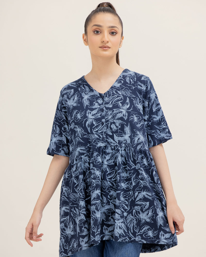 Women Rotary Print Top - Engine - Buy Now