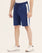 Men Navy Color Inter Lock Pq knit Short For MEN - ENGINE