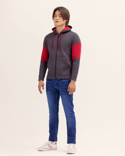 Men Fashion Zip Thru Upper