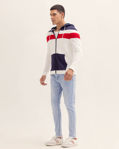 Men Fashion Zip Up Hoodie