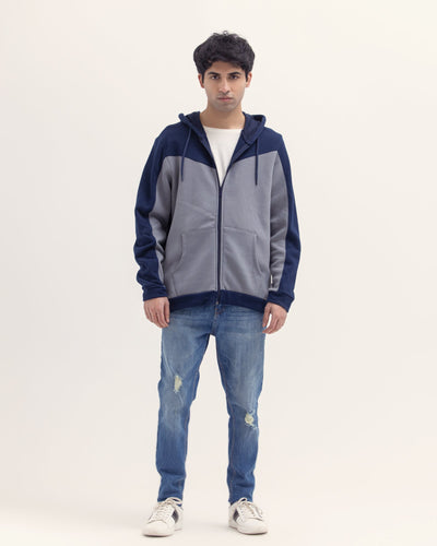 Men Fashion Zip Up Hoodie