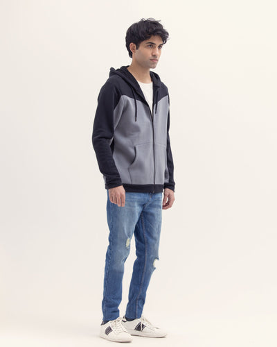 Men Fashion Zip Up Hoodie