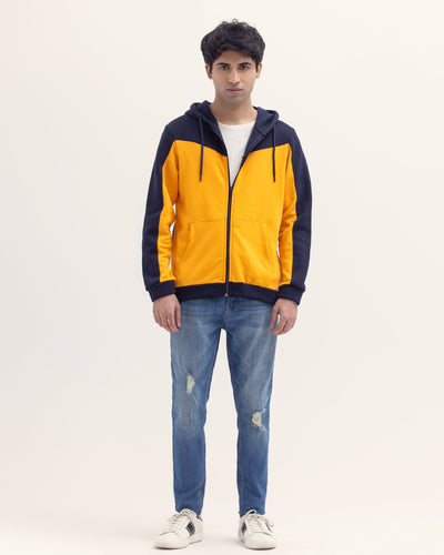 Men Fashion Zip Up Hoodie