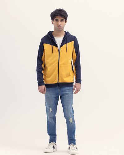 Men Fashion Zip Up Hoodie
