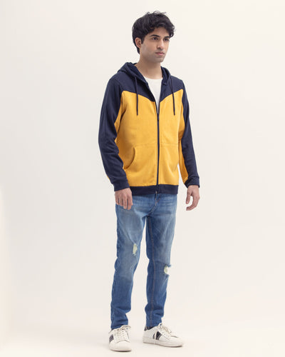 Men Fashion Zip Up Hoodie