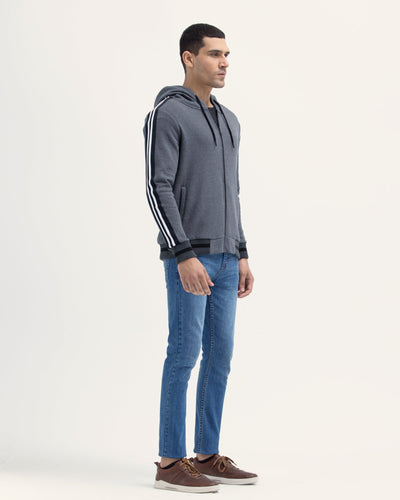 Men Fashion Zip Up Hoodie