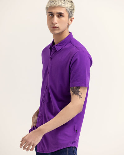 Men Plain Button Down