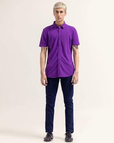 Men Plain Button Down
