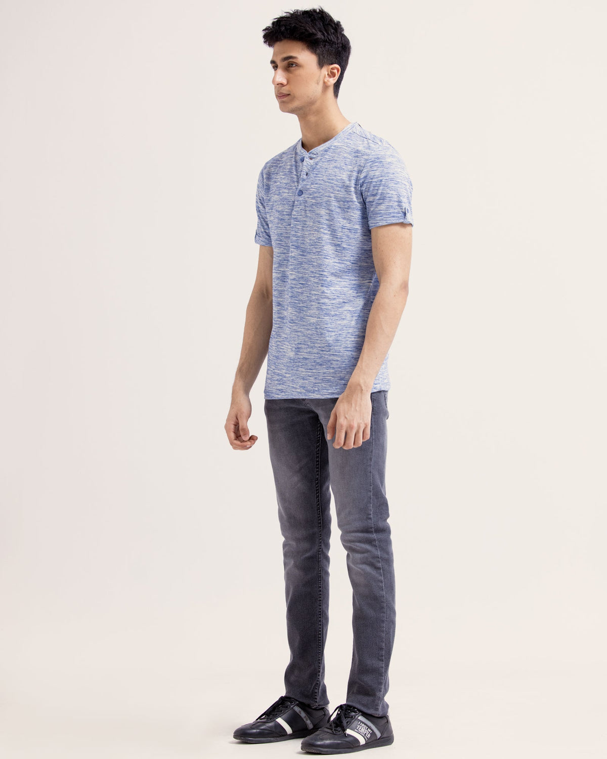 Men Short Sleeves Henley - Engine - Buy Now